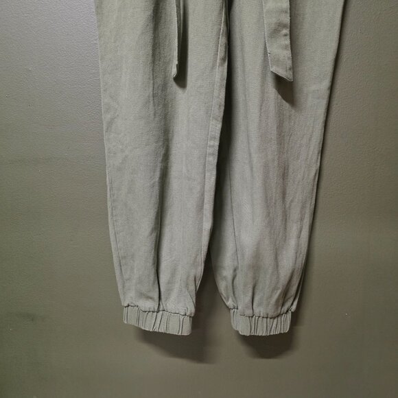 Falling Love Olive Green Utility Jumpsuit – Belted & Chic - Picture 3 of 10